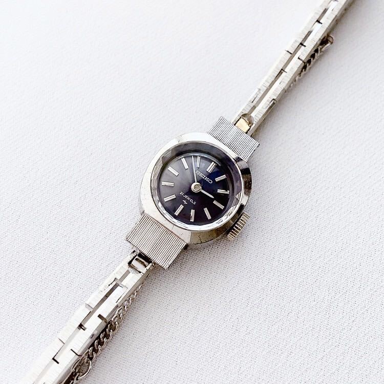 SEIKO 21石　レディース手巻き腕時計　超ミニ　稀少　稼動品