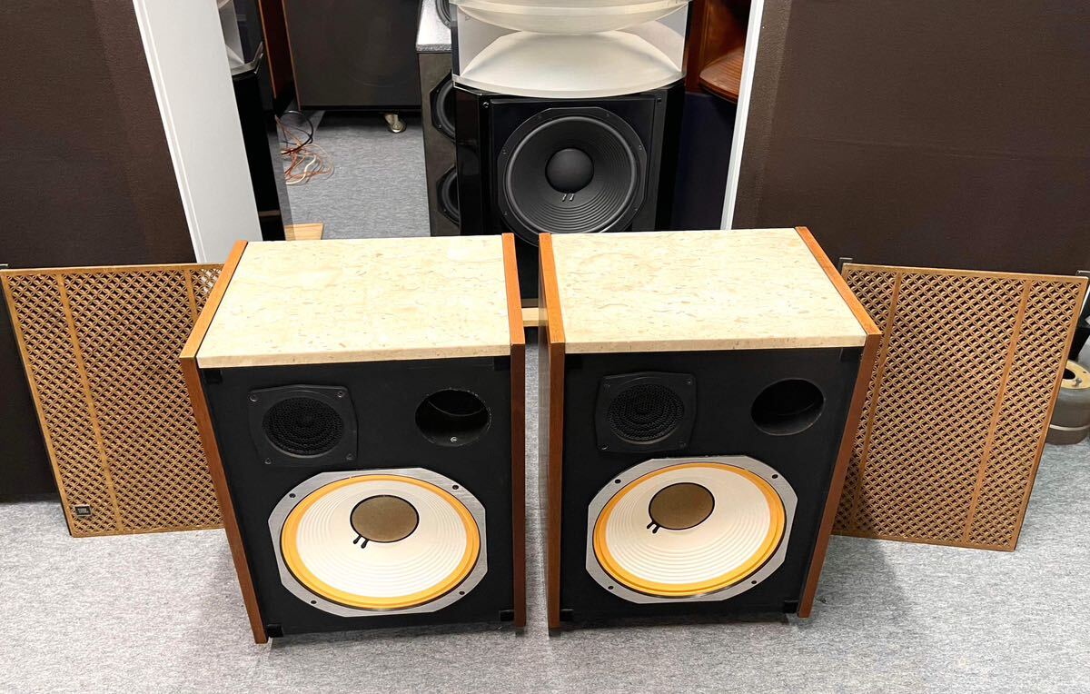 JBL Lancer 101 L101 LE14A + LE175DLH + LX10 JBL C56 同タイプ 。動作品。エツジ交換済み。美品の画像5