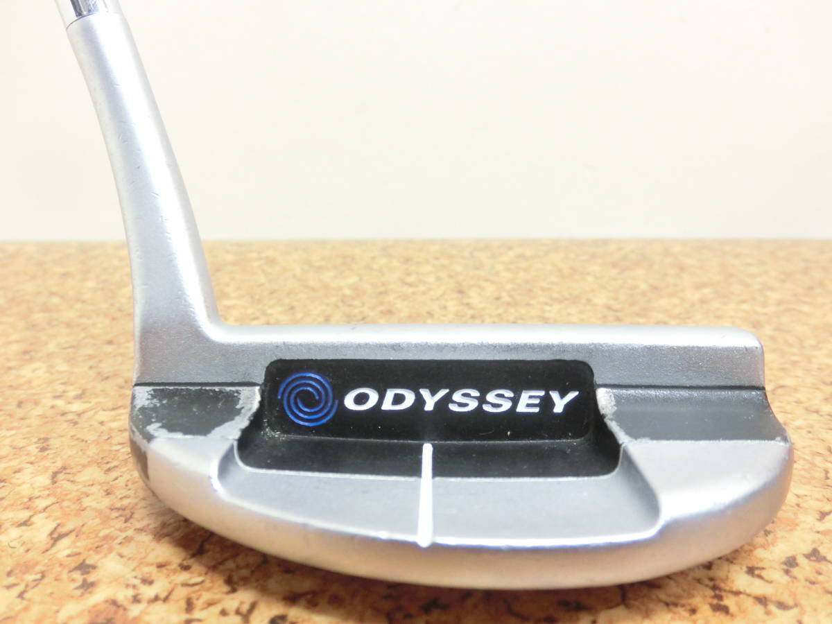 欠損有 激安出品♪ODYSSEY オデッセイ WORKS VERSA #9 350g ワークス ヴァーサ パター 34インチ 純正スチールシャフト 中古品♪T1458_画像4