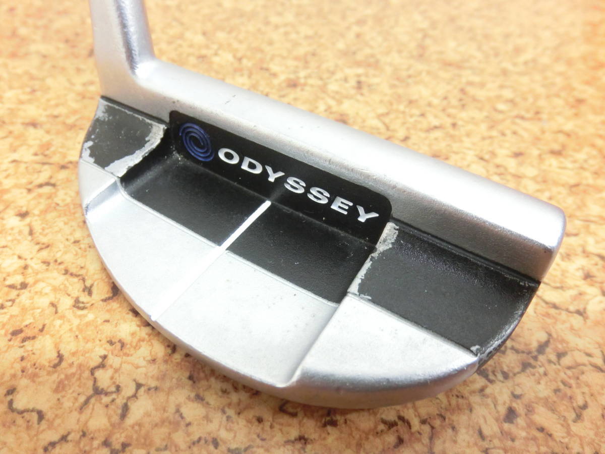 欠損有 激安出品♪ODYSSEY オデッセイ WORKS VERSA #9 350g ワークス ヴァーサ パター 34インチ 純正スチールシャフト 中古品♪T1458_画像6