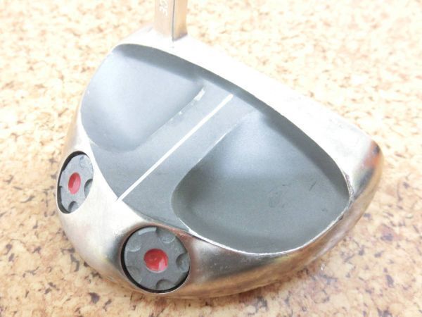 希少♪NIPPON GOLF 日本ゴルフ TOUR KICK M 200 Slant Neck TWO WEIGHT BALANCE パター 33インチインチ スチールシャフト 中古品♪T0631_画像6