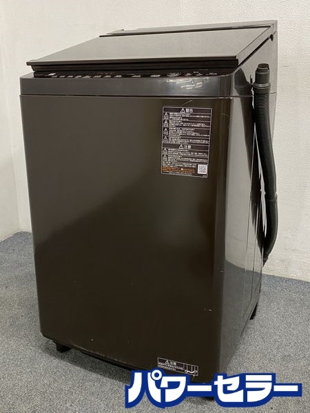 高年式!2021年製! 東芝/TOSHIBA ZABOON 全自動洗濯乾燥機 洗濯10/乾燥5.0kg AW-10SV9 グレインブラウン 中古家電 店頭引取歓迎 R8062_画像1