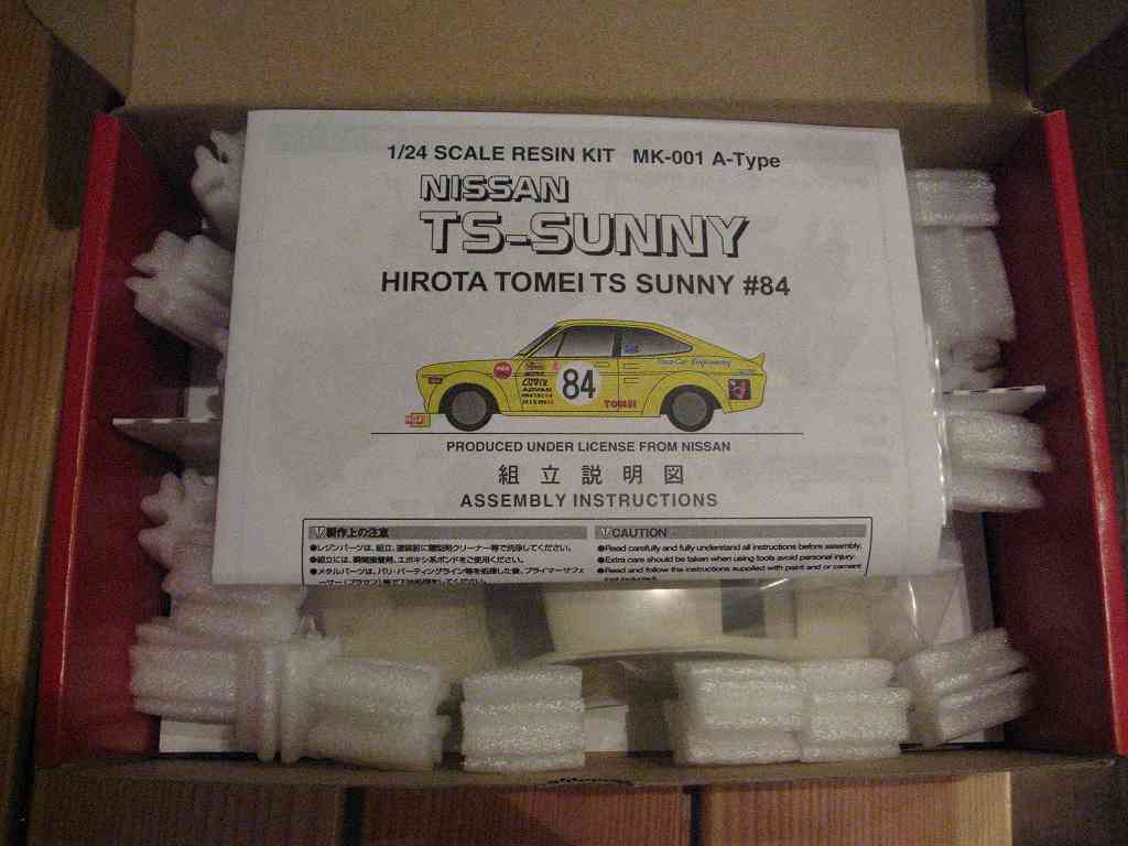 即決★希少スタジオ27特注 1/24日産TSサニー HIROTA東名TS SUNNY #84 富士ジャンボリー限定販売品☆の画像3