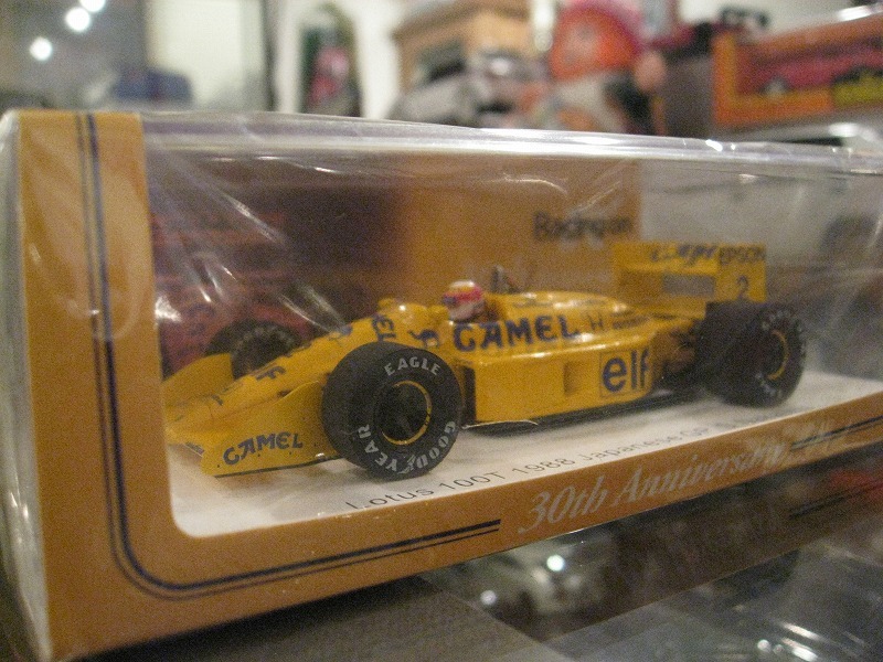 ok蔵出し☆レーシングオン特注30周年記念☆スパーク製1/43ロータス100T 1988 日本GP 中嶋悟 キャメル仕様☆FS09