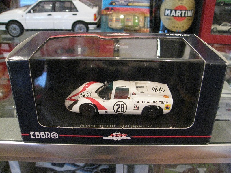 ★絶版エブロ1/43 生沢徹 ポルシェ910 1968 日本グランプリ #28 TAKI RACING TEAM 生沢ポルシェ☆638 _画像9