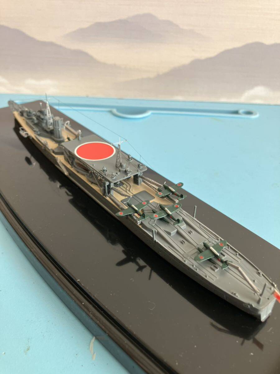 アオシマ　エッチングパーツ付き限定品　水上機母艦　千代田　1/700 完成品　ケース付きです。ケース付なので埃から守れます。_画像4
