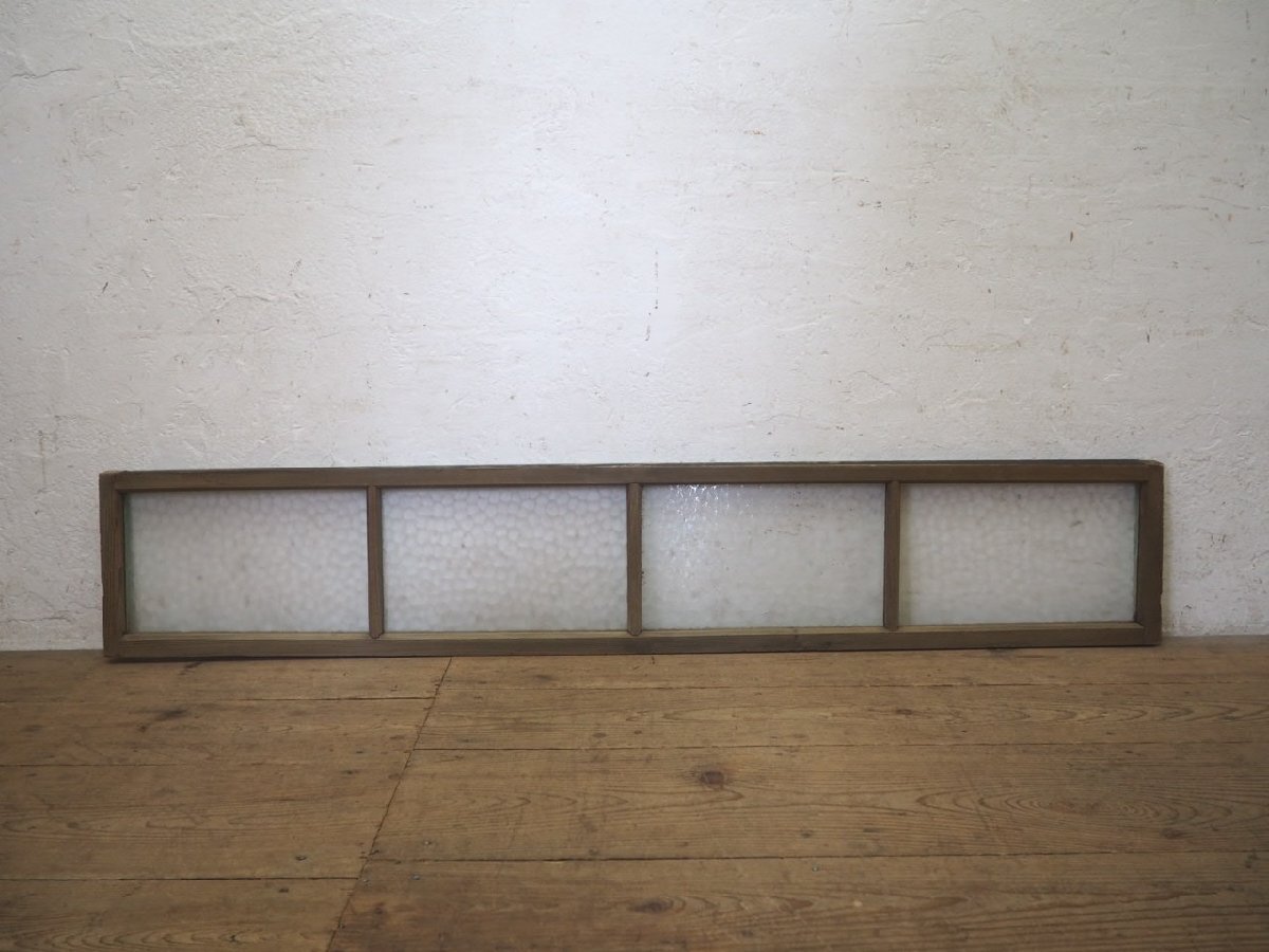 【限定品】 タP0277◇【H29，5cm×W167cm】◇ヴィンテージ◇横長サイズの古い木枠 建具