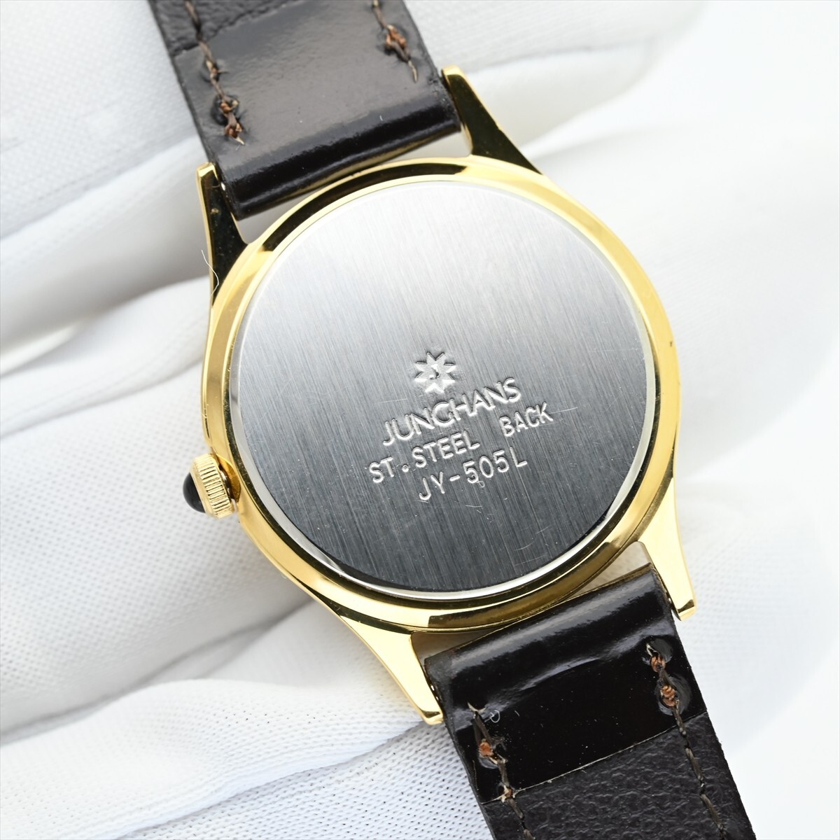 5.未使用 JUNGHANS/ユンハンス○JY-505L クオーツ 電池交換済 5.未使用 JUNGHANS/ユンハンス○JY-505L クオーツ 電池交換済