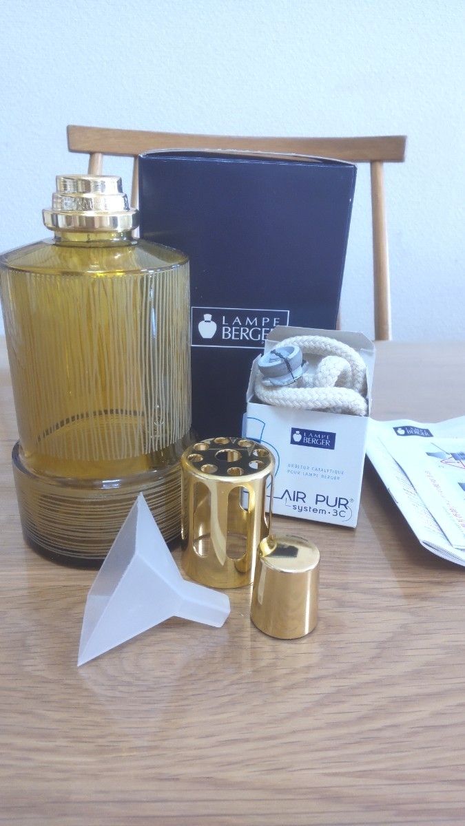 【新品未使用】ランプベルジェ ランプ LAMPE BERGER    フランス製  芯付き