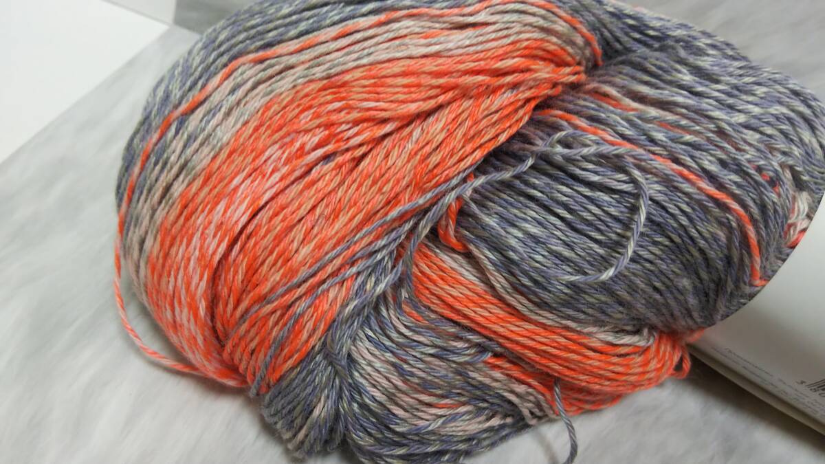 輸入　毛糸　Performance Yarn　Candy Cane　アクリル50％　コットン50％　200g×1個　850ｍ　カラー105　ブルガリア　海外_画像8