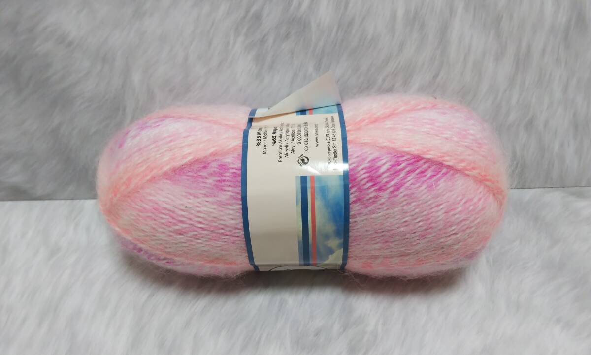 輸入　毛糸　Nako　ナコ　Dreams　モヘア35％　アクリル65％　100g×1個　288ｍ　カラー7317　トルコ　海外_画像8