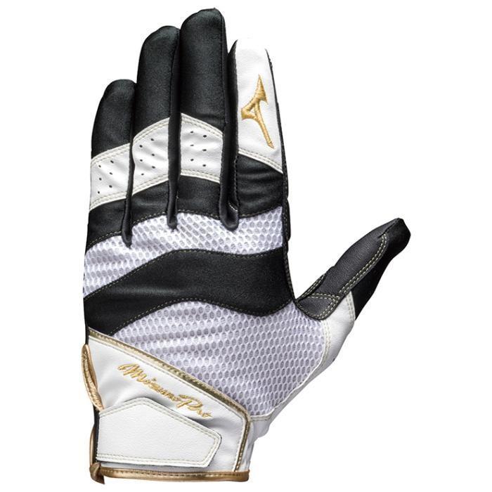 * popular * embroidery free * Mizuno Pro * for catcher *..* gloves * black × black × white * left hand *M(24-25cm)1EJED16001 catcher inspection glove. wear. Donna iya