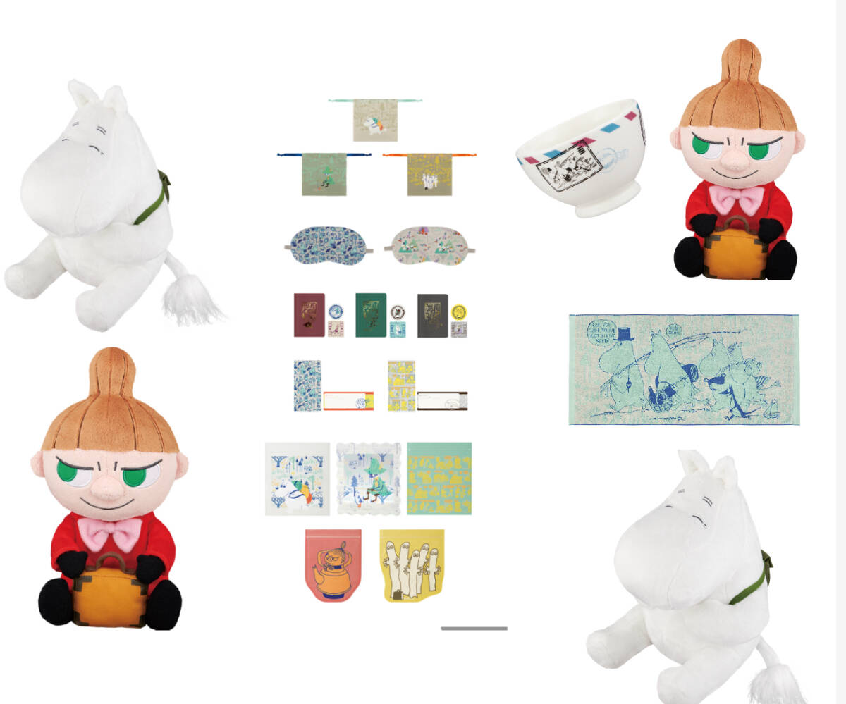 Ichiban Kuji Moomin Relecting Trip21 набор предметов [Неокрытый не используется]