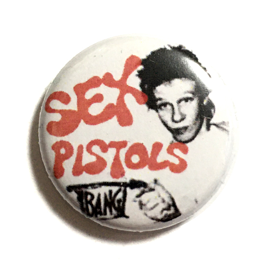 25mm 缶バッジ SEX PISTOLS PAUL COOK ( Black ) セックスピストルズ SID VICIOUS PIL Punk Power Pop_画像1