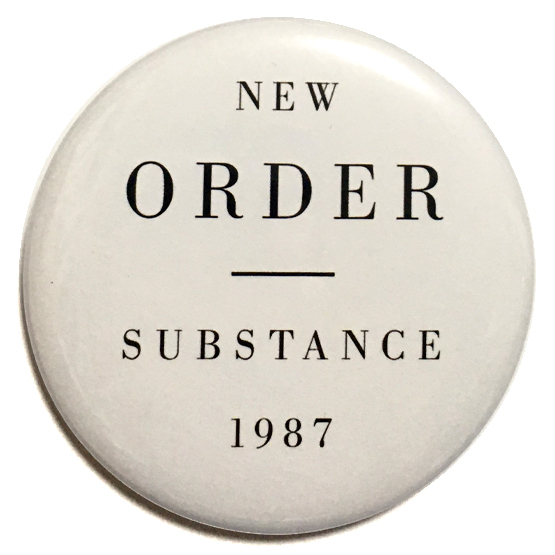 デカ缶バッジ New Order Substance 1987 Joy division ジョイデヴィジョン Post Punk New Waveの画像1