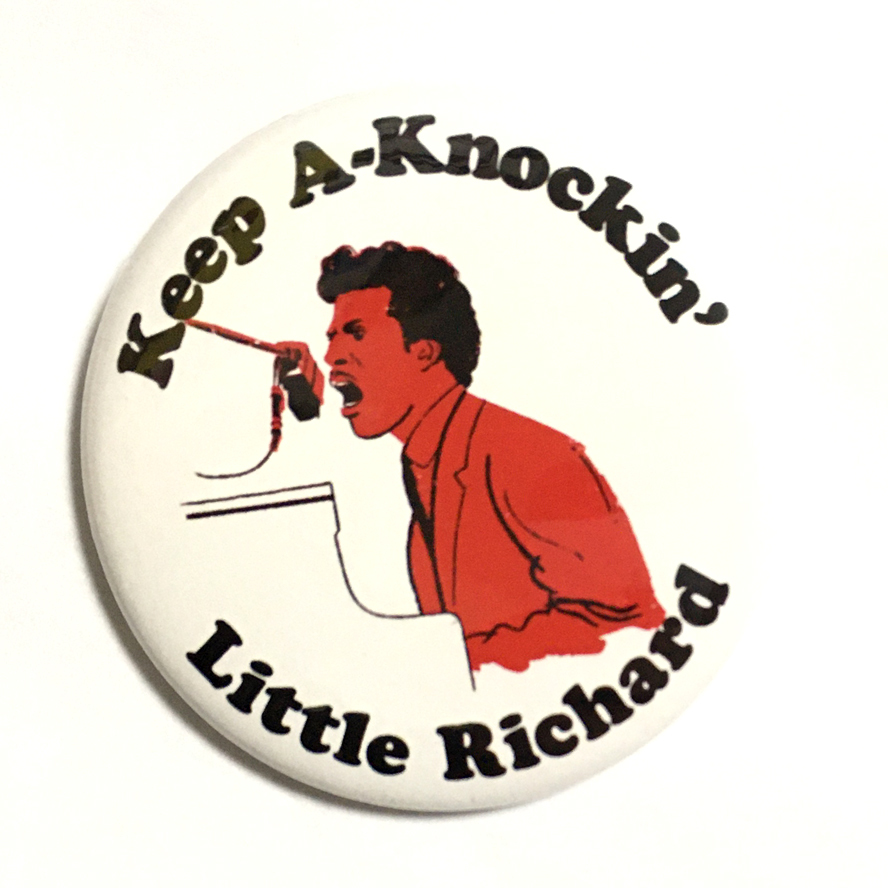 デカ缶バッジ 5.8cm little Richard リトルリチャード R&R オリジネイター Punk パンク Power Pop パワーポップ Neo Mods ネオモッズの画像1