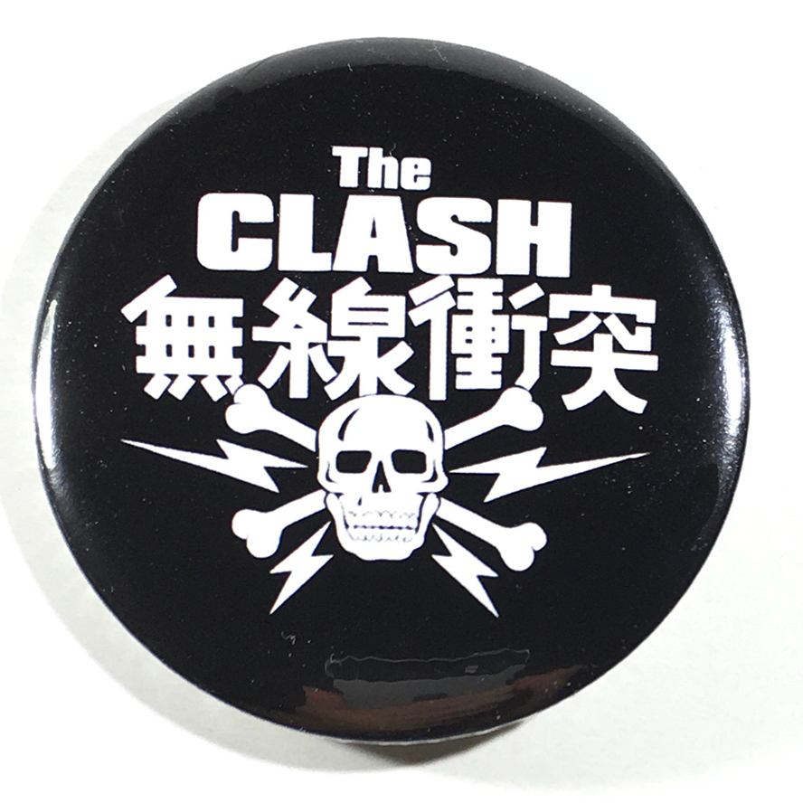 デカ缶バッジ 5.8cm CLASH クラッシュ 無線衝突 Joe Strummer ジョーストラマー Punk パンク Power Pop パワーポップの画像1