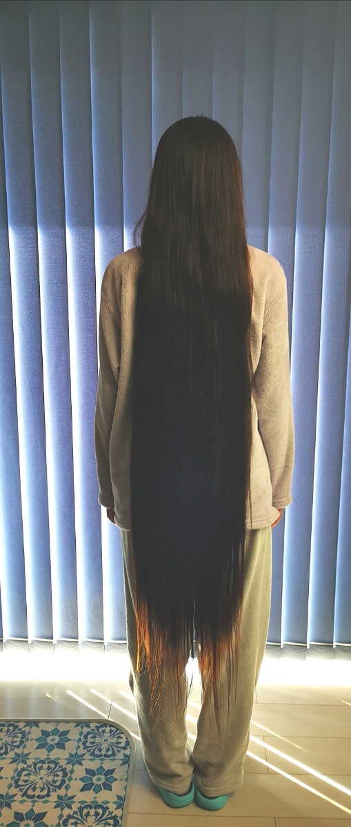 髪束 髪の毛 日本人 女性 髪 人毛
