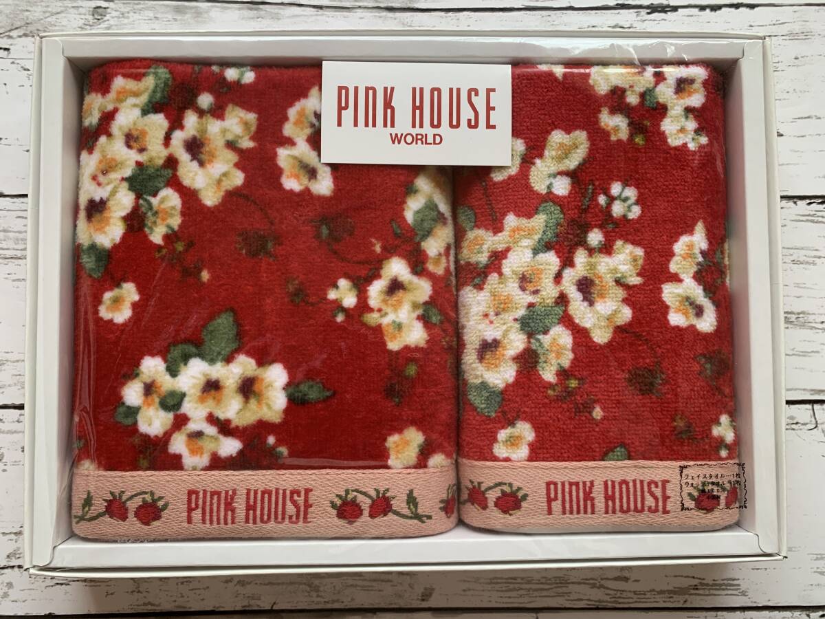 未使用★PINKHOUSE/ピンクハウス★フェイスタオル　ウォッシュタオル　2枚セット_画像1