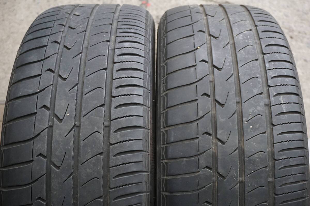 深溝 TOYO 215/50R17 マナレイ VERTEC VR5 7J +48 PCD114.3 レヴォーグ プリウスα SAI リーフ ジェイド アクセラ ノア エスクァイア*491n_画像2