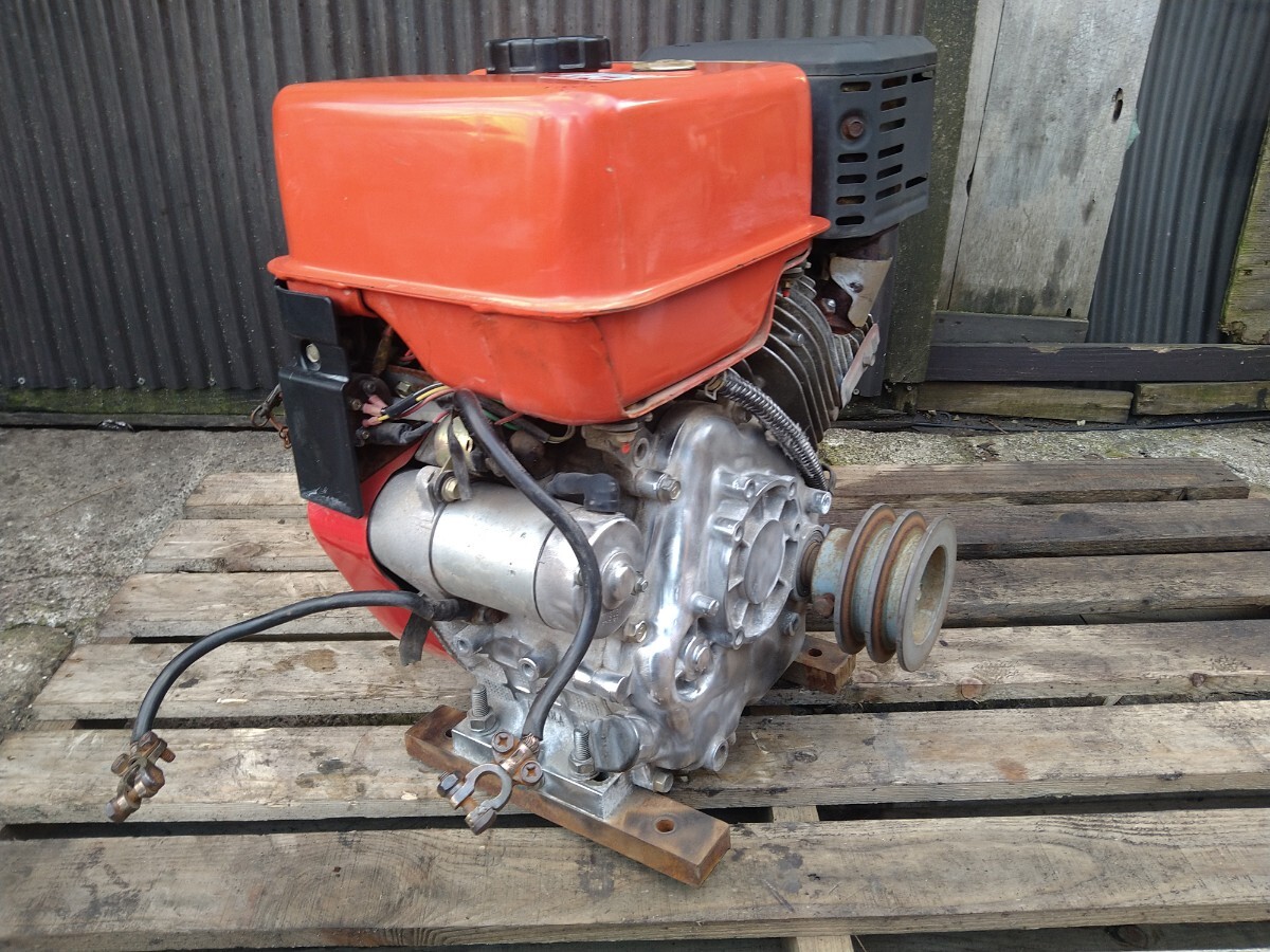 三菱 ガソリンエンジン GM291L セル付 OHV 最大8.0馬力 4サイクル 発動機 セル仕様にエンジンの乗せ替えに 是非準備くださいの画像3