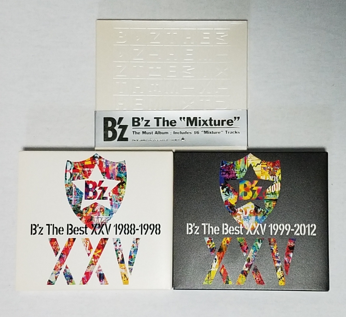 B'z The Best XXV 1988-1998 1999-2012 初回限定盤 DVD Mixture 3点セット ベスト アルバム_画像1