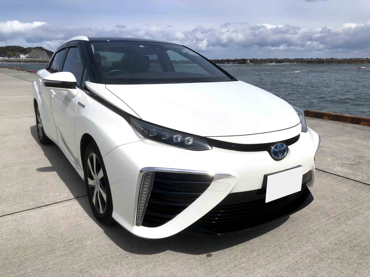 水素自動車トヨタMIRAI FCV 激安 燃料電池自動車 フルセグナビ バックカメラ ETC パワーシート 整備記録簿多数付の画像6