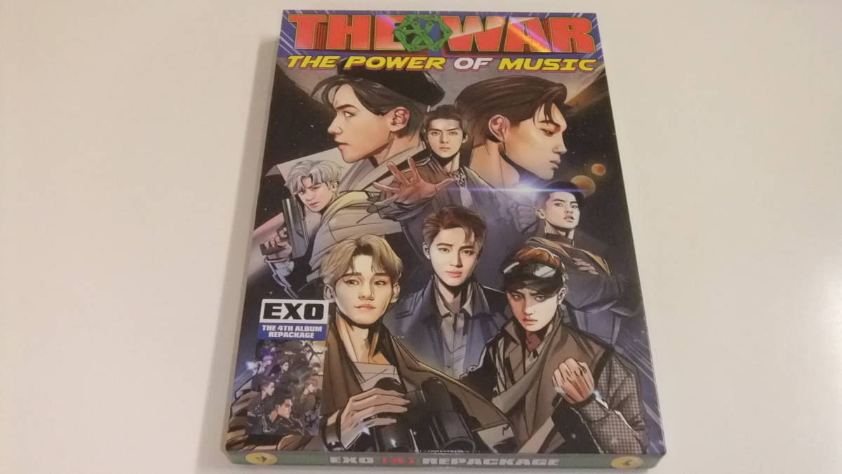 EXO　THE 4TH ALBUM REPACKAGE　☆THE WAR : THE POWER OF MUSIC☆　12曲　韓国盤中古CD即決_画像1