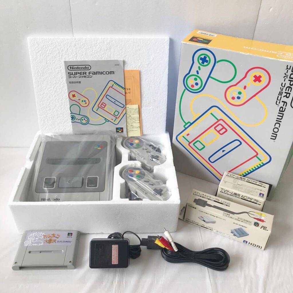 スーパーファミコン 本体 ソフト まとめ売り 動作品 優良品 箱説付き トルネコの大冒険 SFC NINTENDO スーファミ 一式 純正品 任天堂の画像1