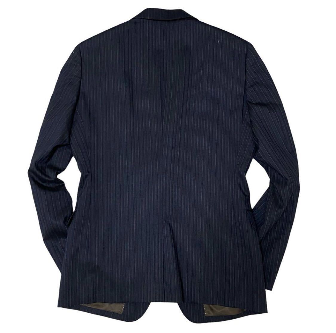 モダリトルノ　セットアップ スーツ ネイビー ストライプ　MODA RITORNO フォーマル　Sサイズ　洋服の青山_画像7