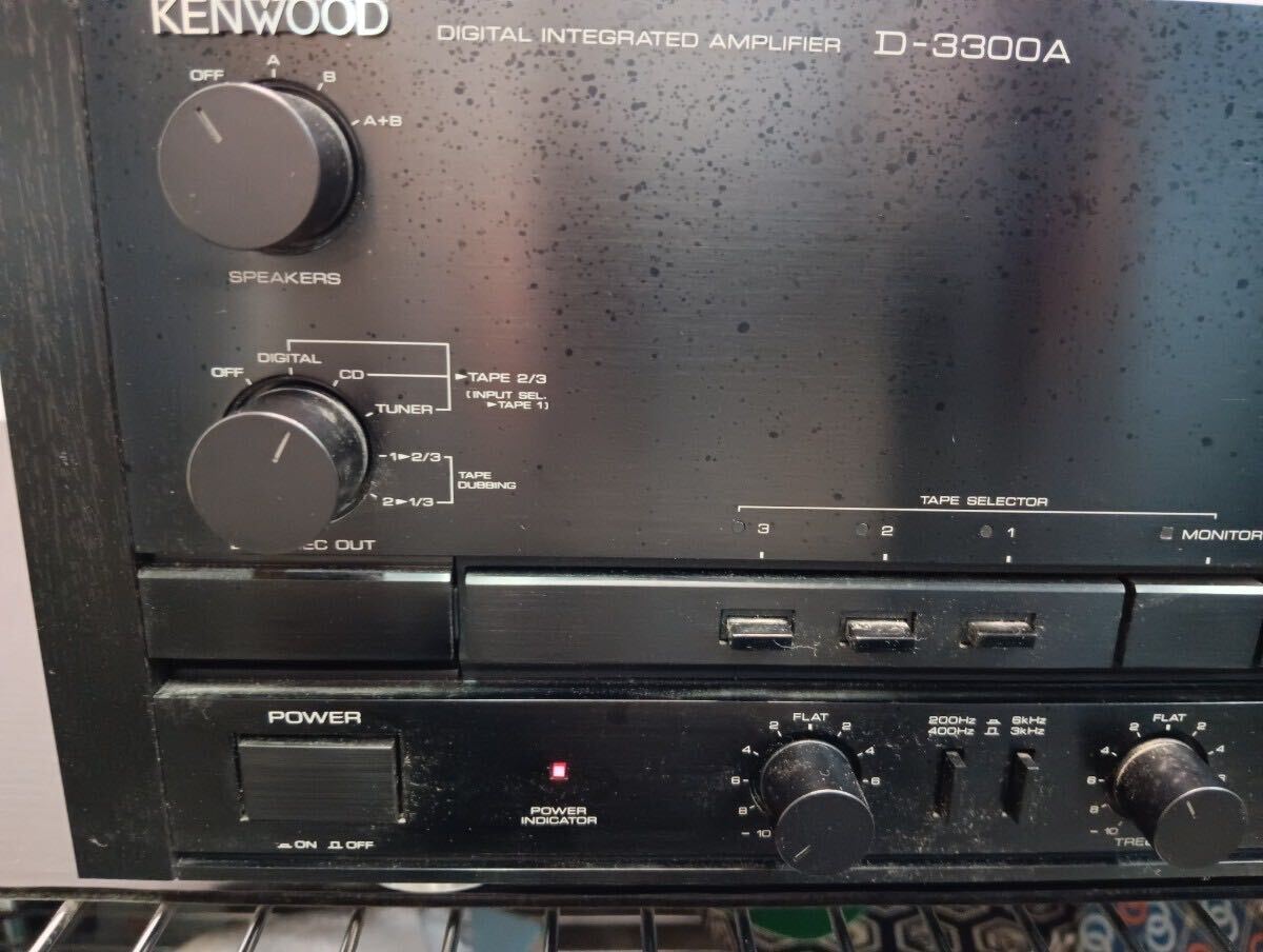 【c-4】【通電確認済】 KENWOOD ケンウッド アンプ オーディオ機器 D-3300Aの画像2