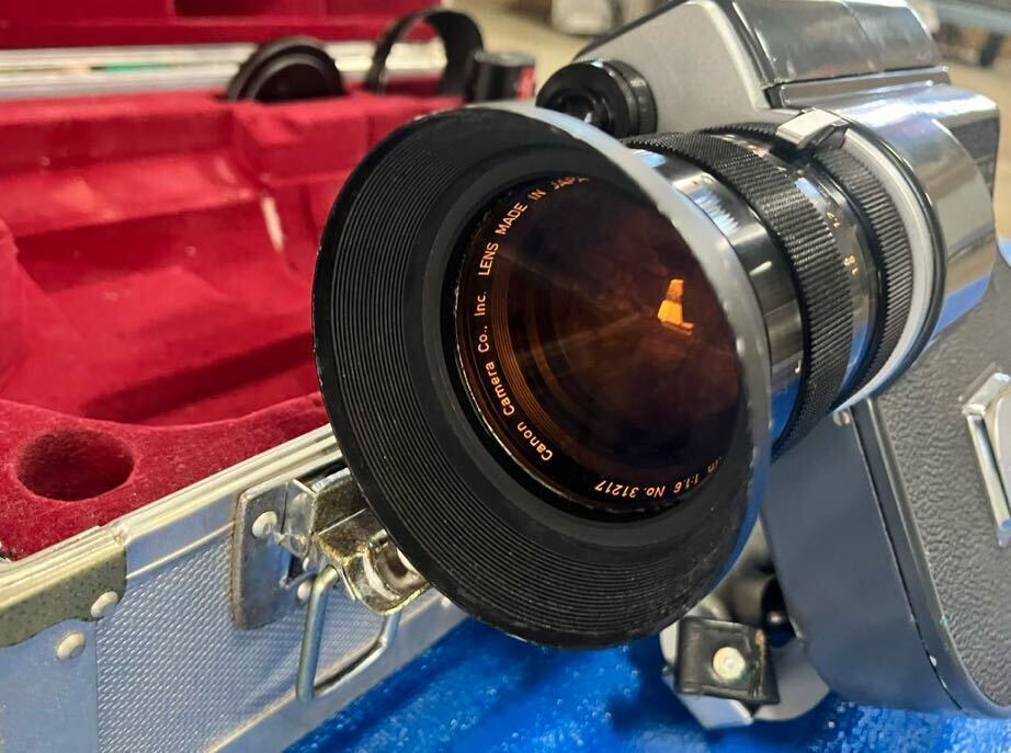 Canon SCOOPIC 16 スクーピック レンズ キャノン 専用ハードケース 付属品付き ジャンク品の画像4