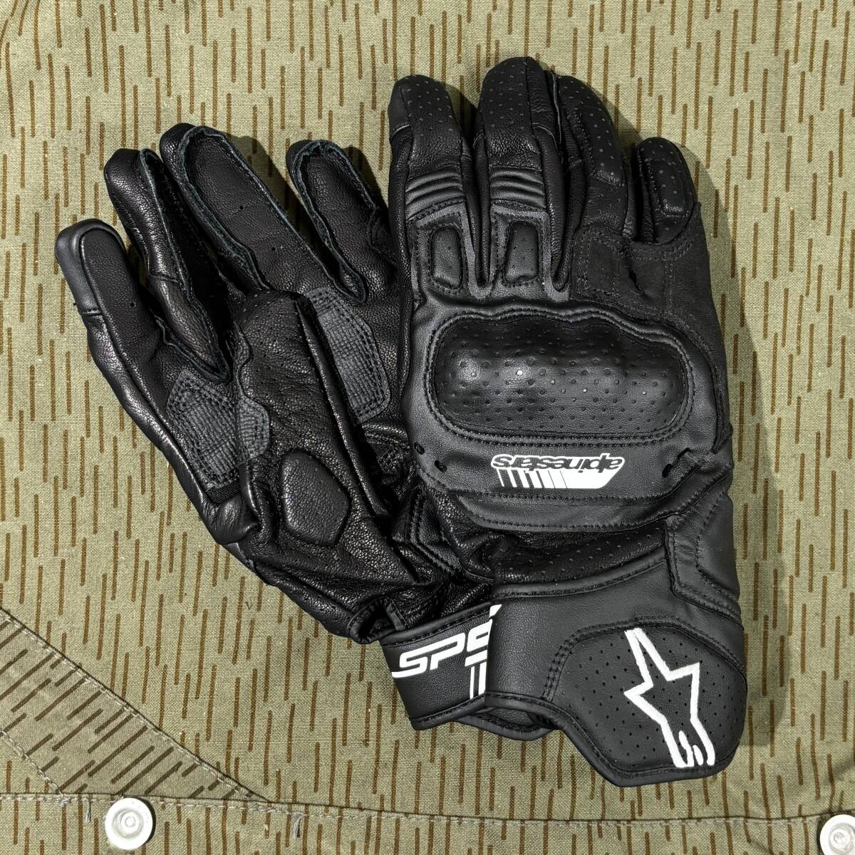 ［未使用新品］alpinestars SP-5 LEATHER GLOVE（Mサイズ）アルパインスターズ スポーツ レザー グローブ_画像1