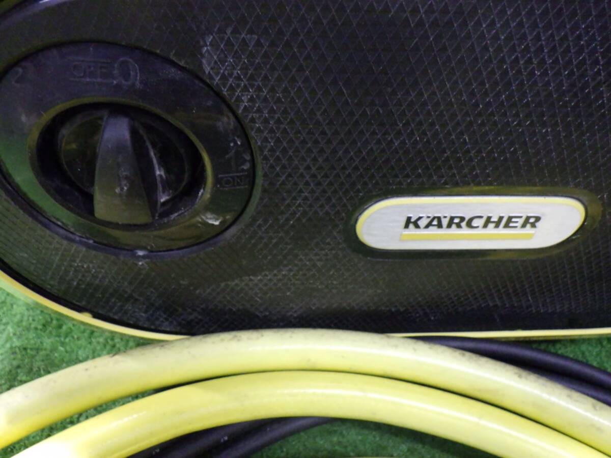 ケルヒャー 家庭用高圧洗浄機 JTK サイレント 1.600-900.0 車 洗車 ブロック 洗う 通電 ノズル付き 中古品 240321の画像2