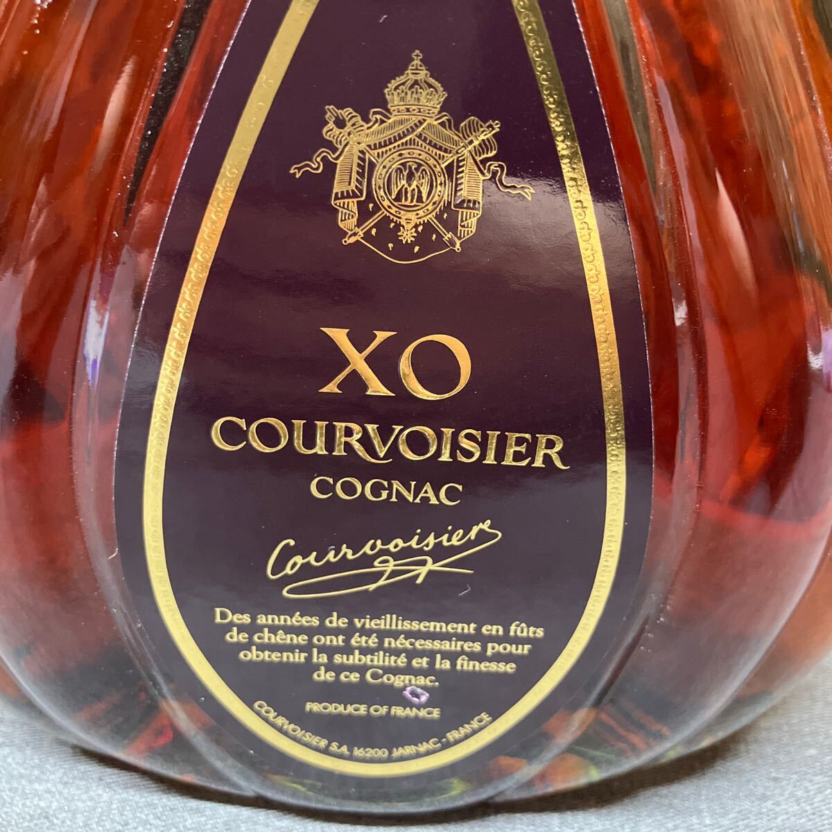 送料無料【Nせ1042】サントリー クルボアジェ グリーンボトル　XO 700ml 40度COURVOISIER ブランデー 古酒