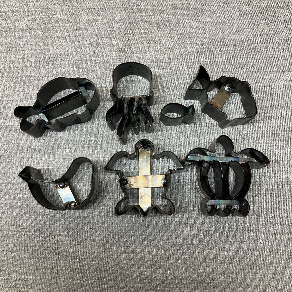 送料無料【Nた1112】魚 亀 クラゲ7点セット 型抜き レザー 送料無料【Nた1112】魚 亀 クラゲ7点セット 型抜き レザー