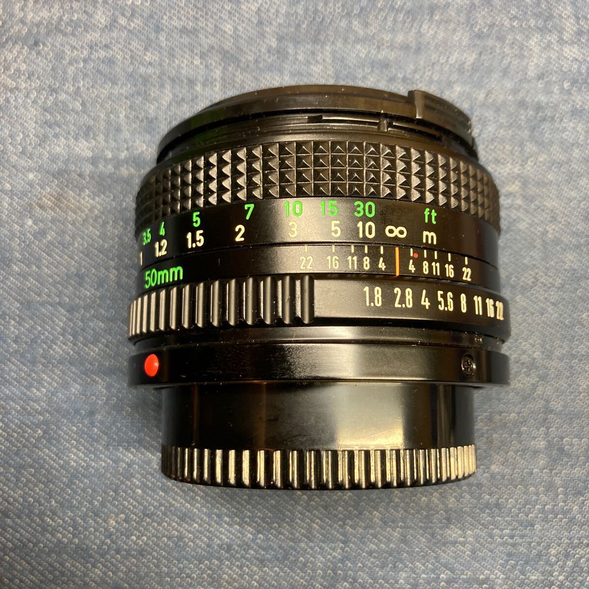 送料無料【Mえ1272】キヤノン Canon NENS FD 50mm 1:1.8 ケンコー　kenko カメラレンズ