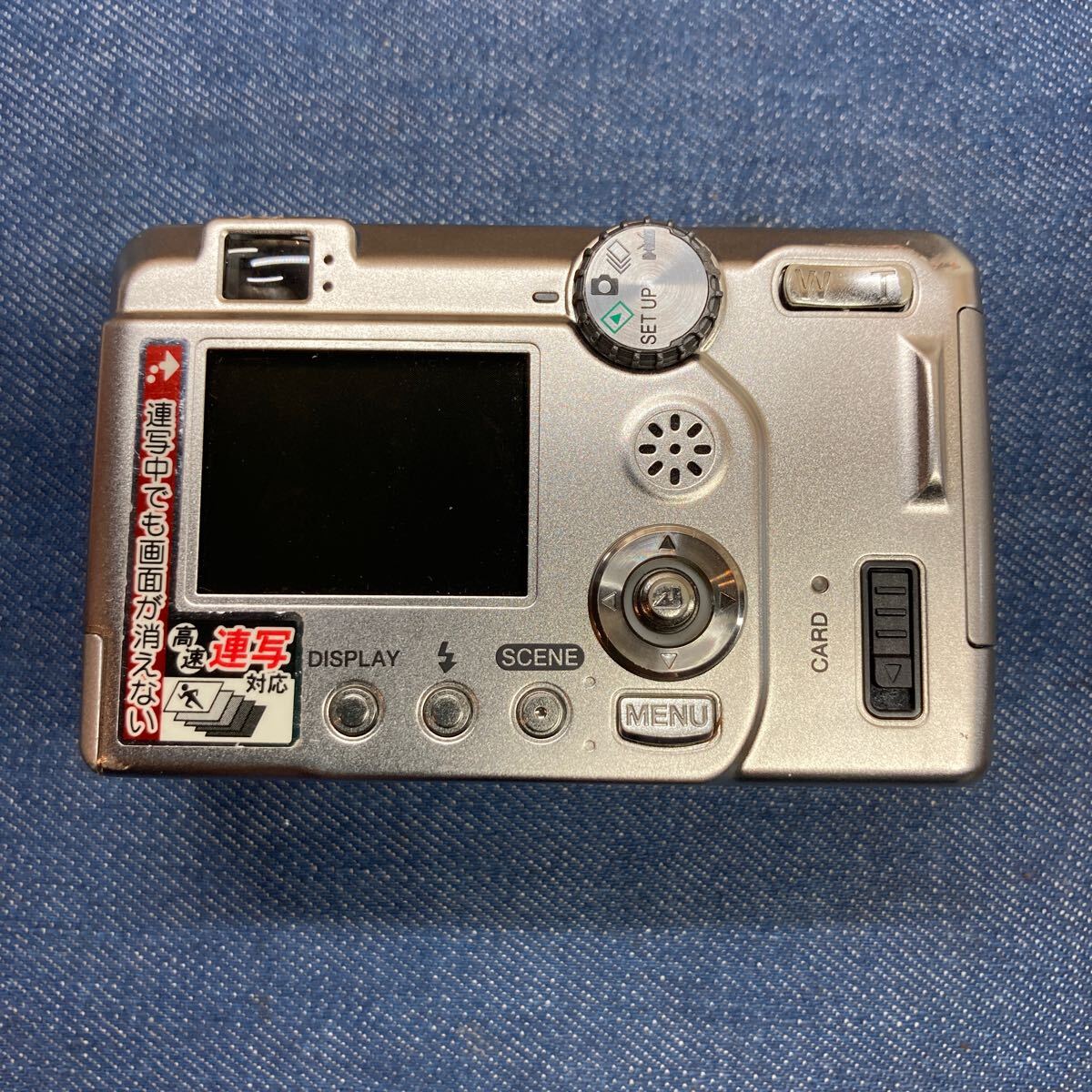 送料無料【Mえ1274】京セラ FINECAM S5R デジカメ　KYOCERA デジタルカメラ _画像3