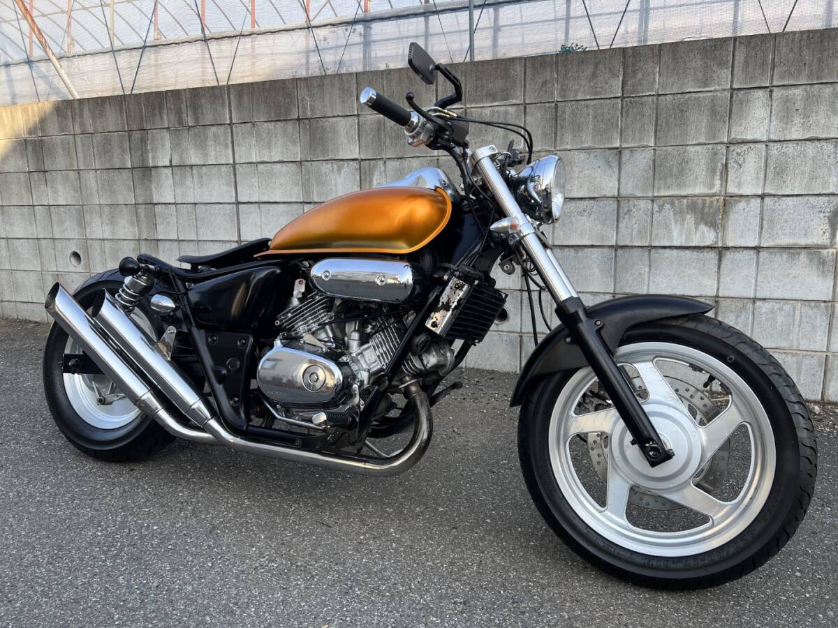 ホンダ マグナ250 MC29 千葉県 ★始動動画あり★マフラーなどカスタムあり★プラグ新品交換 Eオイル交換★登録書類付き★ MAGNA250_画像1