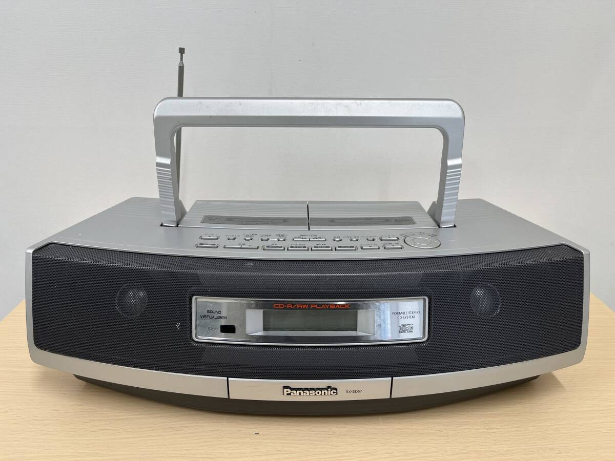 【1866】パナソニック[Panasonic] RX-ED57 CDラジカセ　/現状品_画像1