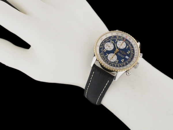  Breitling Old Navitimer хронограф D13022 YG/SS отделка / разборка чистка settled 