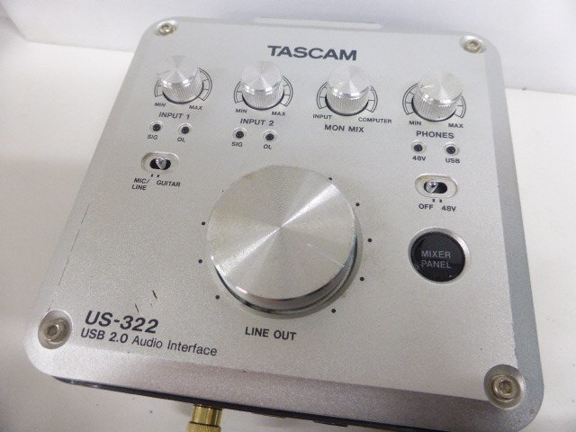 W8510S TASCAM タスカム USB2.0 オーディオインターフェイス [US-322 ]_画像1