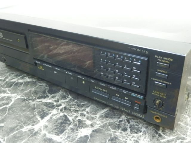 B6278M SONY CDプレーヤー CDデッキ CDP-337ESD ジャンク 修理・部品取り_画像3