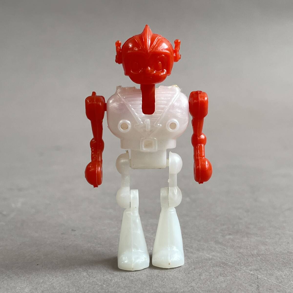 MS903 Glyco. extra .... robot papi- kun 1 number red white that time thing ( inspection )papi- Robot Mini pra Showa Retro Shokugan . cape Glyco construction metamorphosis 