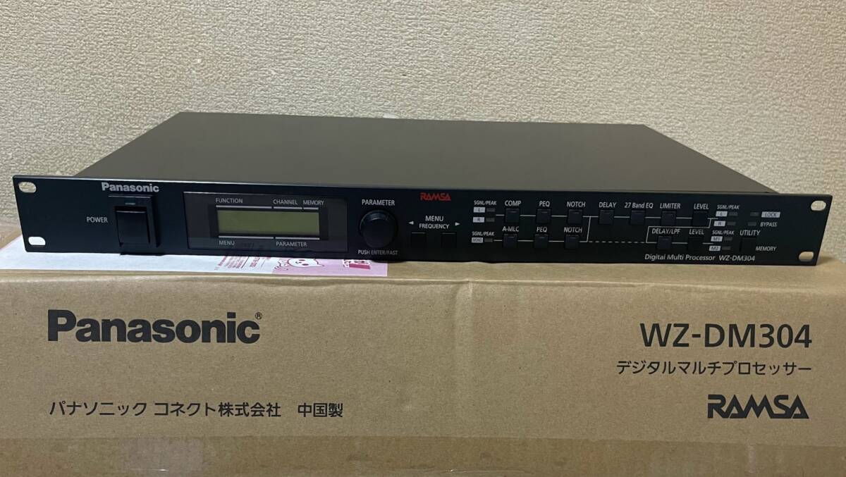 Panasonic RAMSA WZ-DM304　デジタルマルチプロセッサー_画像1