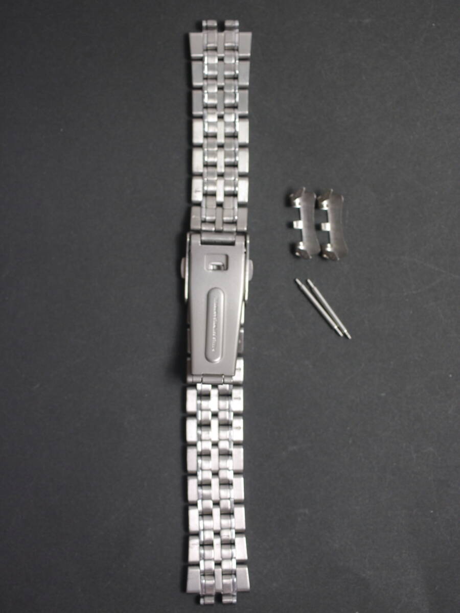 美品 セイコー SEIKO 腕時計 ベルト 18mm チタン 男性用 メンズ x244_画像3