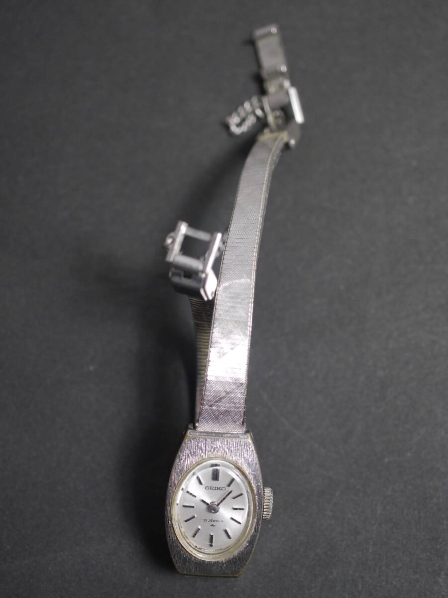セイコー SEIKO 21石 手巻き 2針 11-7490 女性用 レディース 腕時計 x298 ジャンク_画像4