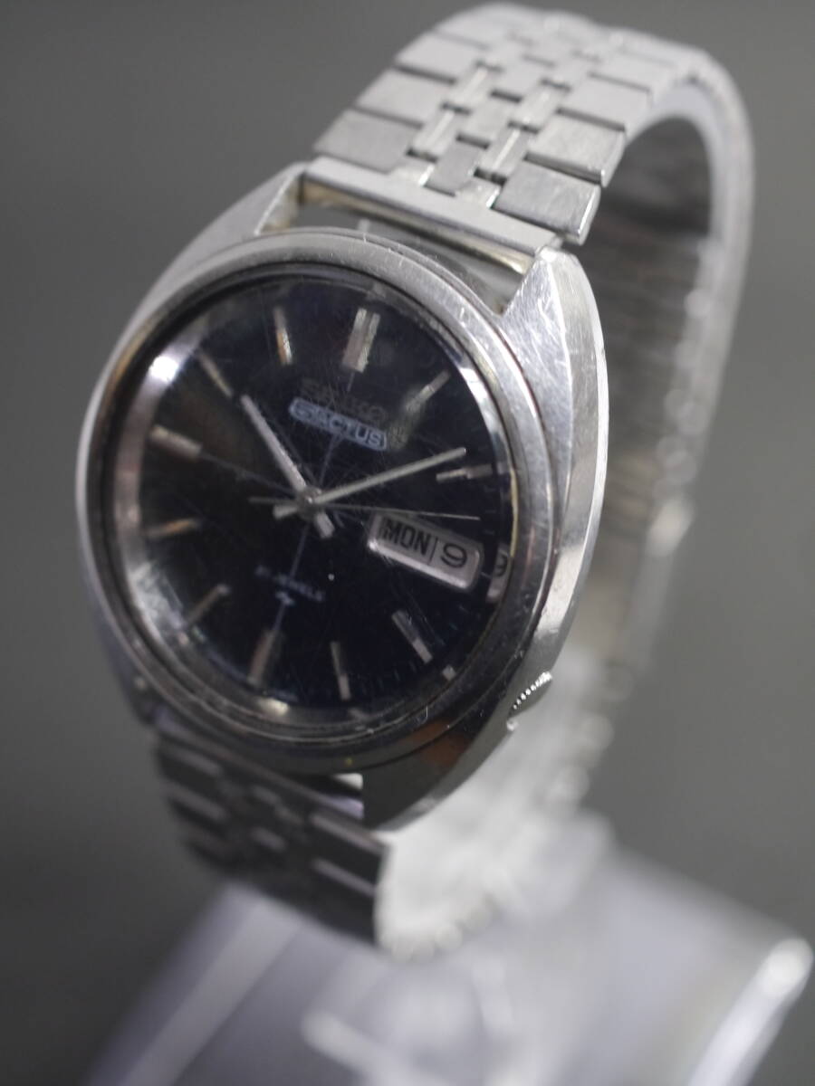 セイコー SEIKO 5 アクタス ACTUS 21石 自動巻き 3針 デイデイト 7019-7070 男性用 メンズ 腕時計 x357 稼働品の画像5