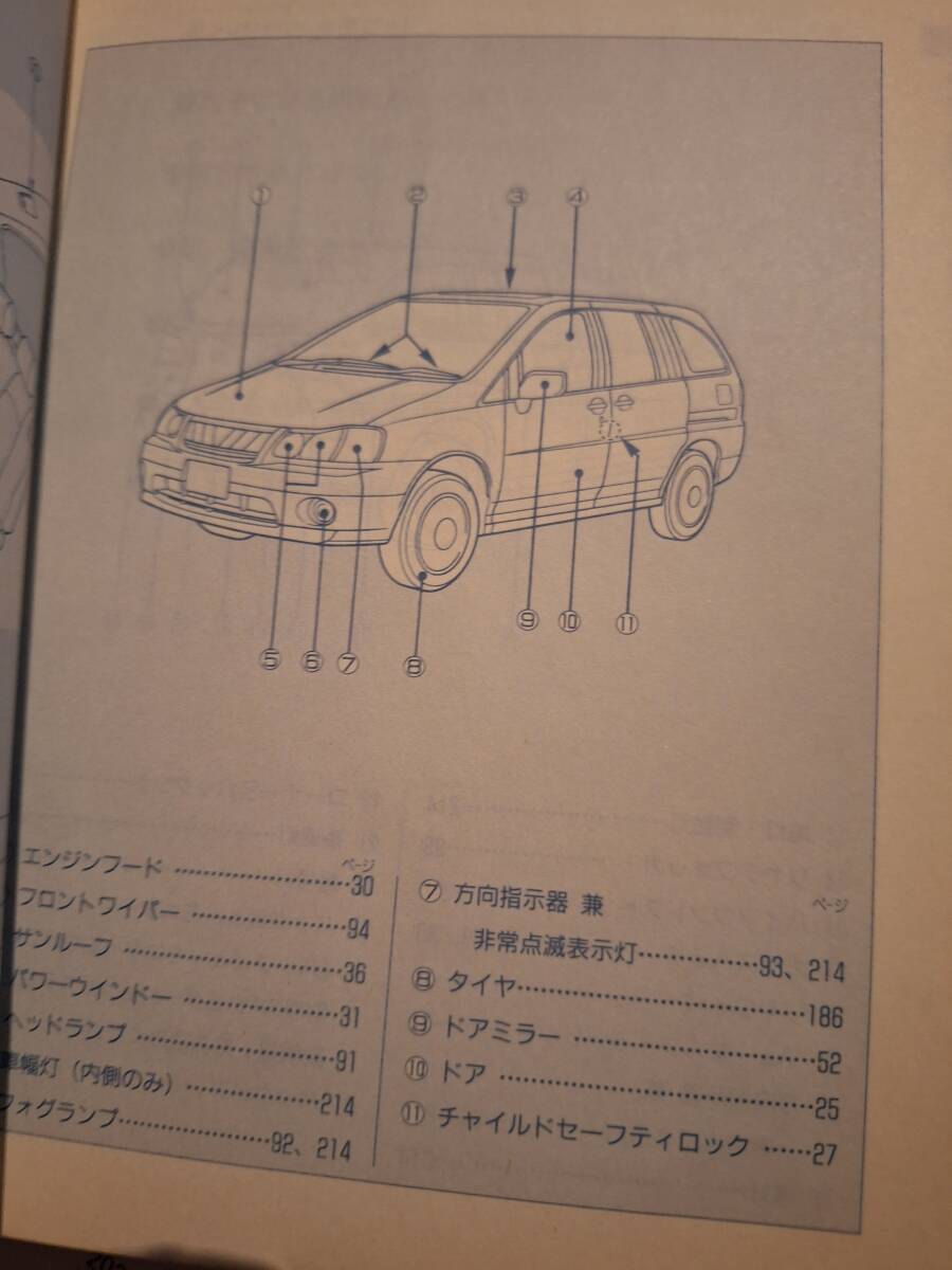 ニッサン　リバティ　取説 取扱説明書　NISSAN　日産　Liberty　PRAIRIE_画像5