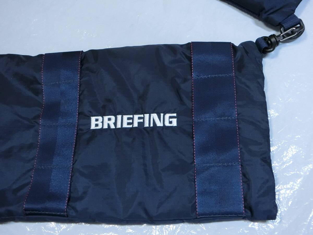 完売品!★BRIEFING GOLF ブリーフィング SHOES CASE RIP　ネイビーでセパレートタイプのシューズケース シューズバッグ ★BRG201G12_画像5